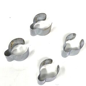 Vtg Eureka Express 8283 Vacuum Replacement 4-Piece Metal Power Cord Clips Hooks